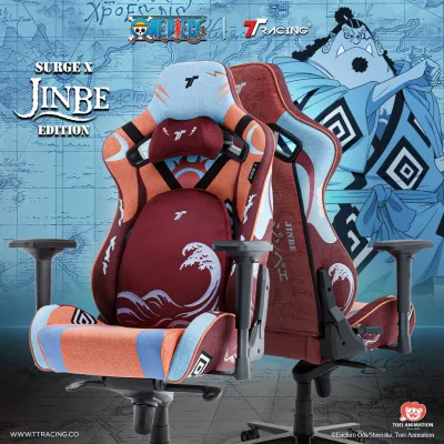 TTRacing Surge X Air Threads Fabric Gaming Chair - Jinbe One Piece Edition เก้าอี้สำนักงาน เก้าอี้เกมมิ่ง