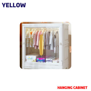 [1PC] Worthbuy Foldable Storage Box Kotak Lipat Stackable Box Hanging Cabinet Kotak Almari Gantung Baju Kabinet 可折叠储物收纳箱