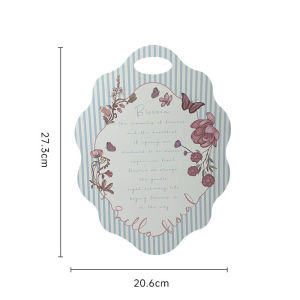 10Pcs Creative Flower Cardboard Holder Florists Floral Craft Packaging Materials For Flower Display