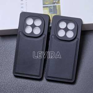 Softcase Leather Pro Macaron Black Redmi Note 14 Pro 5G