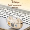 Disney J300 TWS BT5.3 ที่หนีบหู ชุดหูฟังบลูทูธ แนวคิดการนำกระดูก 2024 กีฬาเปิดที่ไม่ใช่ในหู วิ่ง ลดเสียงรบกวน [แบตเตอรี่ LED / ที่หนีบหูนุ่ม]. 