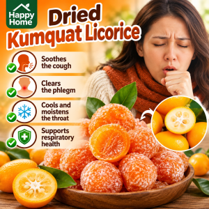 Licorice Kumquat Dry Cool Throat Candied Fruit Relieve Cough And Reduce Phlegm Preserved Fruit Casual Snacks Sweet and Sour
