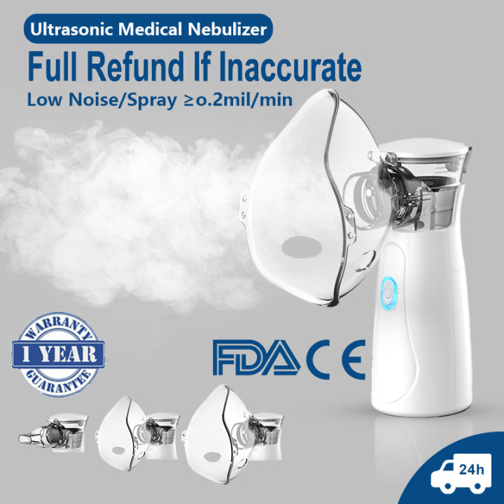 nasal cavity ♧Ultrasonic Portable Nebulizer Handheld Kids Adult ...