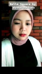 Jilbab Segiempat Bella Square 12 Pcs Lebih Hemat Warna Random