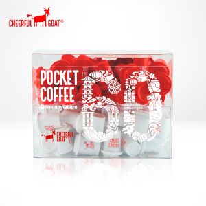 【SG60 Pocket coffee】Cheerful Goat Specialty Coffee Instant Cold Brew Coffee Powder 60pcs Christmas gift