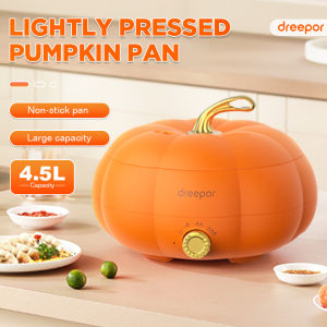 Dreepor Multi Electric Cooker Rice Cooker Hot Pot Electric Cooker Large Capacity  Non Stick Pan With Steamer