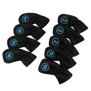 CC SP ทนทาน เหล็กเสาปกคลุม เคสป้องกัน อุปกรณ์ฝึกกอล์ฟ ด้วยการออกแบบตัวเลข อุปกรณ์กอล์ฟพัตเตอร์ ที่ครอบหัวไม้กอล์ฟ Headcover เหล็กกอล์ฟ ที่คลุมไม้กอล์ฟ Headcovers กอล์ฟ