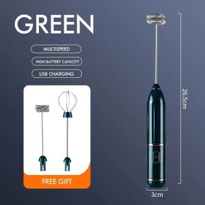 Portable Electric Wireless Milk Frother Handheld Egg Beater USB Maker Mixer Coffee Whisk Kitchen Tools Foamer Food Chocolate