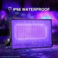 Onforu 2 Pack 60W LED Black Lights, Blacklight Flood Light with Plug, IP66 Waterproof Black Lights for Dance Party, Glow in The Dark, Halloween Lights, Body Paint, Fluorescent Poster, Neon Glow. 