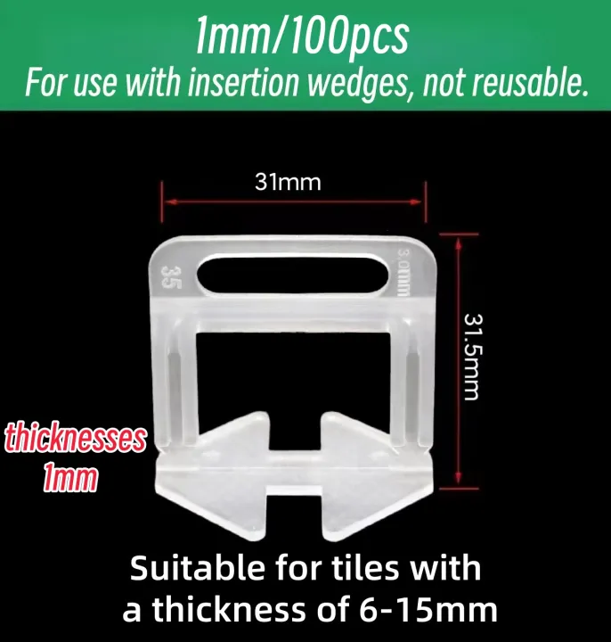 300pcs%20Tile%20Spacers%20Clips%20Tile%20Leveling%20System%20Reusable%20%20Ceramic%20Floor%20Spacers%20for%20Perfect%20Tile%20Alignment%20%20%20Spacer%20Wall%20Tiling%20Flooring%20Tool%20Clips%20-%20Image%209