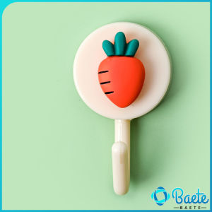 Baete Cartoon Sticky Hook Simple and Cute Little Hooks Bedroom Wall Hanging Coat Rack
