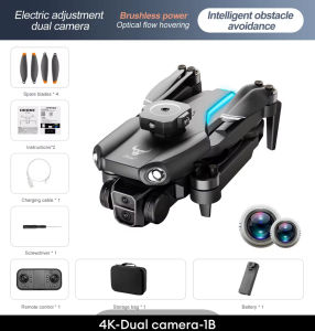 มอเตอร์ไร้แปรงถ่าน SG109pro 4Kเฮลิคอปเตอร์บังคับแสงไฟสำหรับถ่ายภาพทางอากาศกล้อง HD 4K เซ็นเซอร์หลีกเลี่ยงอุปสรรครีโมทคอนโทรล