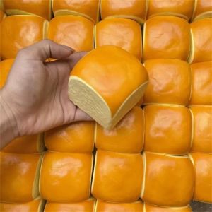 SDFBN Soft Calming Hawaiian Bread Squishy Simulated Slow Rising Sensory Fidget Ball Children Gifts Hand Relax Slow Rebound Toy Party Favor