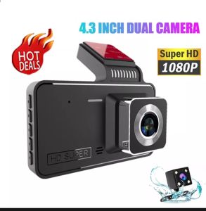 Camera hành trình Kép Q7 Cao Cấp FHD 1080P Màn hình IPS 4 inch - camera hành trình kép sắc nét 2 camera kép trước và