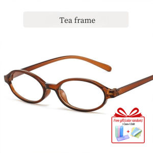 Fashionable Oval Frame Myopia Glasses For Ladies Anti-blue Light and Anti-radiation Graded Glasses for Nearsighted