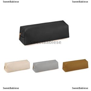 [COD] SweetBabiese กระเป๋าใส่ดินสอหนัง PU ความจุมากอุปกรณ์การเรียนสำหรับนักเรียนที่เก็บเครื่องเขียนกล่องใส่ดินสอมีซิป