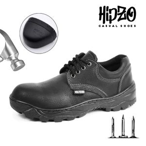 Sepatu Safety Hipzo M075 Ujung Besi Casual Pabrik Tambang Proyek