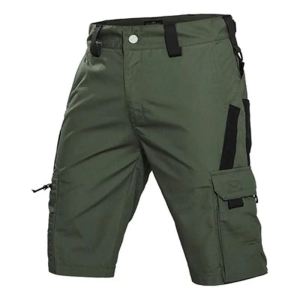 FUGUINIAO Camouflage Cargo Shorts Mens Summer Quick Drying Multiple Pockets Military Pants Outdoor Hiking Fishing Male Jogger