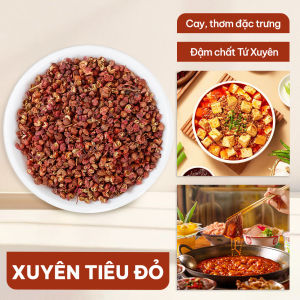 Hạt tiêu tứ xuyên 100g xuyên tiêu đỏ khô hoa tiêu làm gia vị lẩu - Tổng Kho Sỉ Thảo Dược