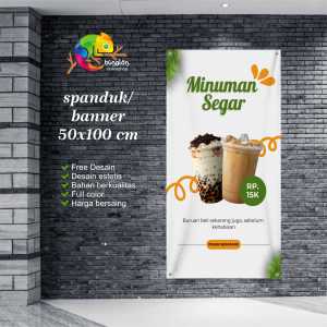 Cetak Spanduk Banner Minuman Segar