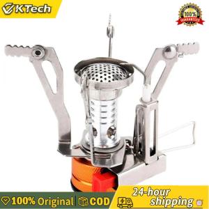 【Free Shipping】 3000W Outdoor Mini Gas Stove with Piezo Camping One-piece Gas Stove Foldable Cooking Stove for Camping Hiking