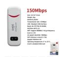 USB SIM Card Wireless WiFi Router 4G LTE Portable 150Mbps USB Modem Pocket Hotspot Dongle Mobile Broadband. 