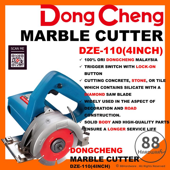 DONGCHENG marble cutter DZE110 / tile cutter / mesin potong mozek / pemotong mozek / tile cutter machine