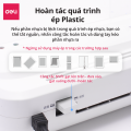 Máy Ép Plastic Khổ A4 Deli Chính Hãng E2132 - Chuyên Dụng, An Toàn Và Dễ Dàng Sử Dụng, Phù Hợp Ép Màng Ảnh, Poster, Tài Liệu Văn Phòng, Tốc Độ Ép Nhanh, Chất Lượng Ép Cao, Thiết Kế Gọn Nhẹ, Bảo Hành 12 Tháng. 