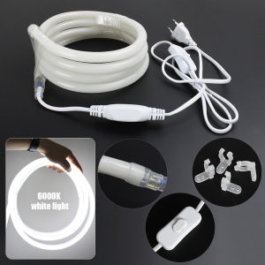 LED round 360 degree lighting 220V outdoor garden decoration ceiling neon light strip