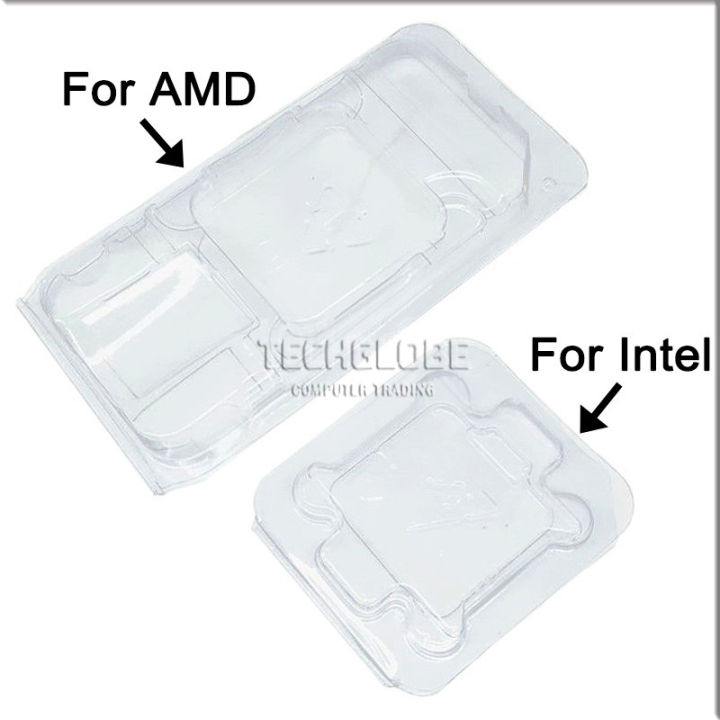 50pcs AMD CPU Clamshell Blister Trays With EPE Foam Pads – Protective Storage Case For Processors