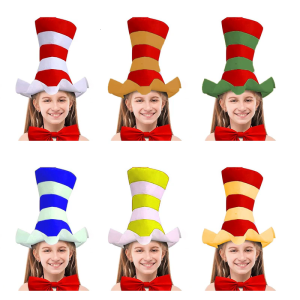 หมวกทรงสูงผ้าสักหลาดลายแถบหรูหราปรับขนาดได้นุ่มระบายอากาศสำหรับสวมใส่ทุกวันกิจกรรมกลางแจ้งการเดินทาง