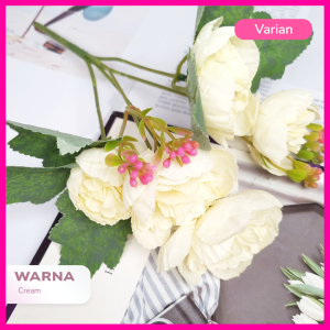 Mawar Peony Premium/Mawar Peony Import/Buket Mawar/Bunga Hantaran (NK-36)