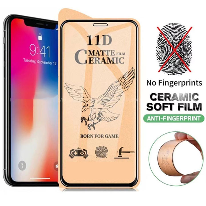 Ceramic Matte Full Screen Film For REDMI 6A 7A 9A 9C 9T 2021 10 11S 11  Lite REDMI Note Pro 9S Pro Note10 10S 11 5G 11 Pro 5G XIAOMI POPCF3 M3 