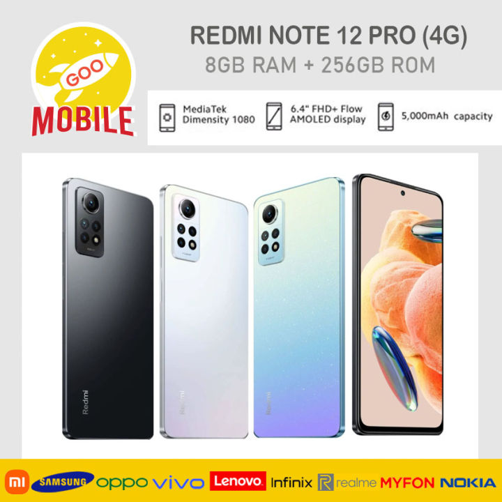 Redmi Note 12 Pro 4G (256GB ROM+8GB RAM) 6.67