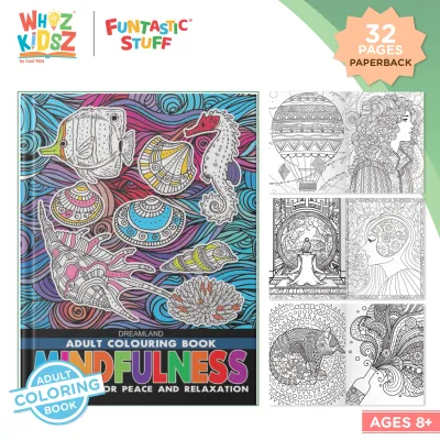 Whiz Kidsz Adult Coloring Books | Books for Adults Teens | Pressure-Relief Relieve Stress