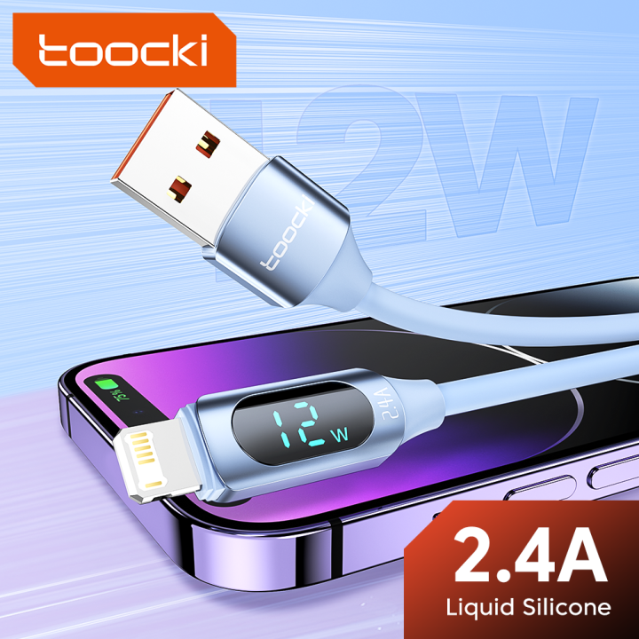 Toocki MFi Fast Charging Lightning Cable for IPhone 14 13 Pro Max 12 Pro  Max for IPhone Charging Cable