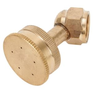 5 Hole Brass Elbow Nozzle Sprayer Nozzle Tungho Golden Agin Fit For 8.5mm Hose Adjustable Brass Sprayer Nozzle Tips M14 Atomizing Spray Fitting Orchard Garden Nozzles