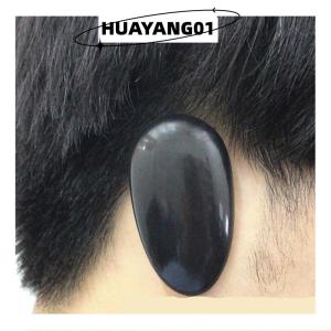 HUAYANG01 [2023 new HOT FASHION] 10 cặp khăn che tai bằng nhựa màu đen Đồ Tắm nhuộm tóc cho tiệm làm tóc