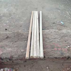 Kayu Dowel Bulat Panjang Dowel 19mm halus Premium