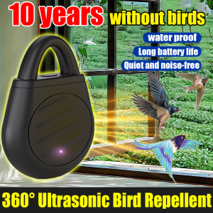 【10 years without birds】ultrasonic bird repellent outdoor crow repellent ultrasonic pigeon repellent drive away all birds penghalau burung Bird scare 驱鸟神器 赶鸟神器