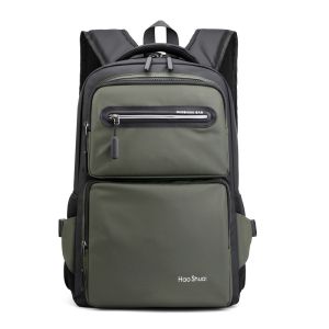 Tas Ransel Pria Wanita Original HAOSHUAI Tas Punggung Laptop Sekolah Kuliah Kerja  Backpack Daily Casual Simple Glow In The Dark Waterproof Trendy