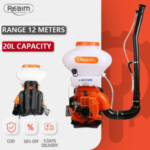 REAIM  2-stroke Gasoline Agriculture Sprayer Engine Agriculture Spray Knapsack Sprayer Backpack Knapsack Sprayer 20 liters Tank capacity Sprayer Gardening Tool