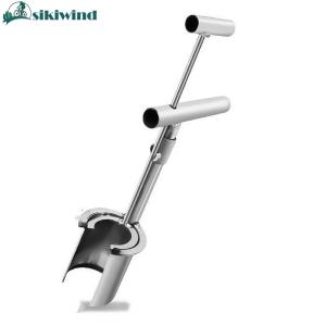 Handheld Garden Barrel Transplanter Stainless Steel Digging Seedlings Artifact Agricultural Puncher Planting Tool