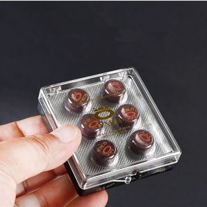 10.5/12mm Snooker Billiard Pool Cue Tip - Black Baked Leather - High Quality and Elasticity - Grip onto Chalk for Better Control