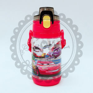 Comel Spiderman Superhero Water Bottle with Straw 400ML