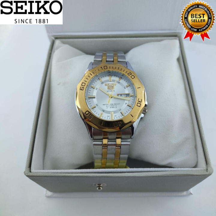 Seiko 5 Expensive Water Resist Day & Date 21 Jewels Auto