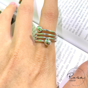 Rozza Spiral Ring With Different Design For Woman Casual