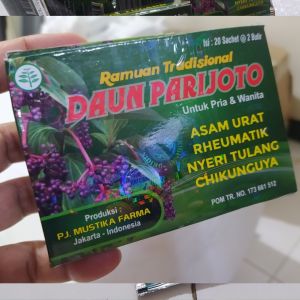 COD - Obat Herbal Asam urat Super Ampuh Daun Parijoto Original Obati Reumatik Flu Tulang Nyeri Persendian Kesemutan Pegal Linu Kejang Otot Sakit Kepala ( Migren ) Ath Thibbun Nabawi Demam Meriang Cikungunya Sakit Gigi kapsul mujizat