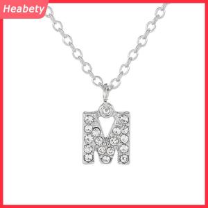 Heabety Thời Trang Shining Thư A-Z Mặt Dây Chuyền Quyến Rũ Vòng Cổ 26 Ban Đầu Bảng Chữ Cái Tên Xương Đòn Chuỗi Đảng Ngày Valentine Trang Sức Quà Tặng