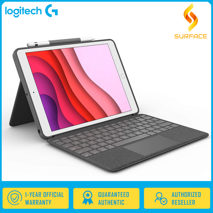 Logitech Combo Touch Keyboard Case with Trackpad for iPad (9th generation)  - Apple
